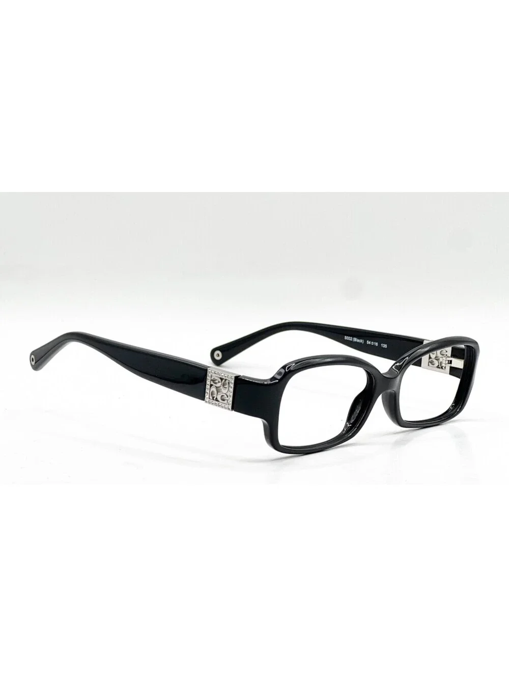 Coach HC 6007B 5002 Black Rectangle Authentic Eyeglass Frames 54-16